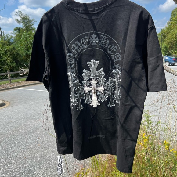 Chrome Hearts | Shirts | Chrome Hearts Black Tee | Poshmark
